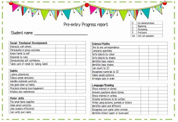 1000 Images About Preschool Progress Reports On Pinterest