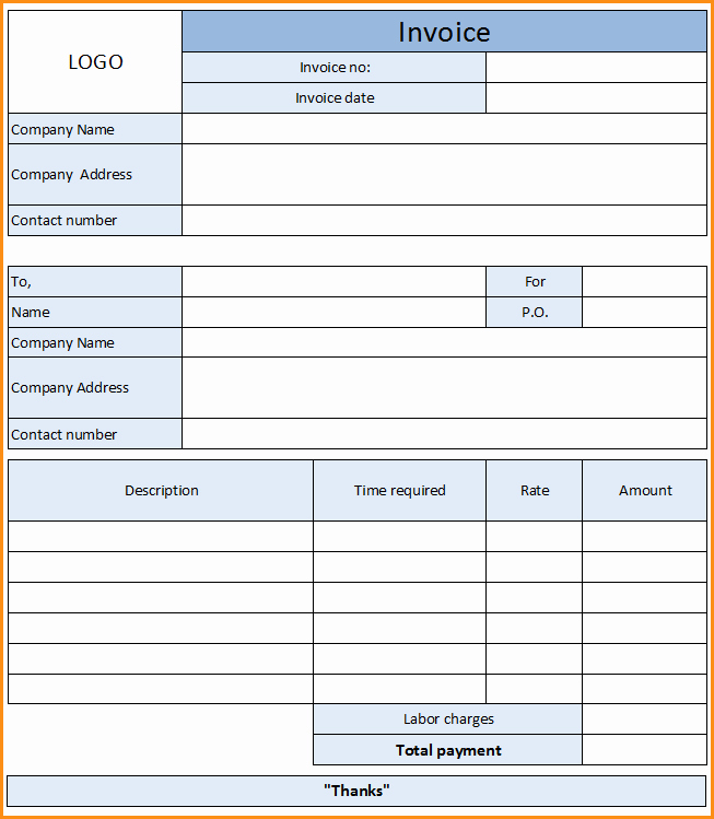 11 auto repair invoice template