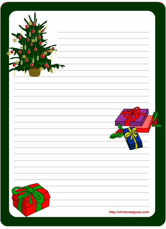 11 Best S Of Free Printable Christmas Stationery