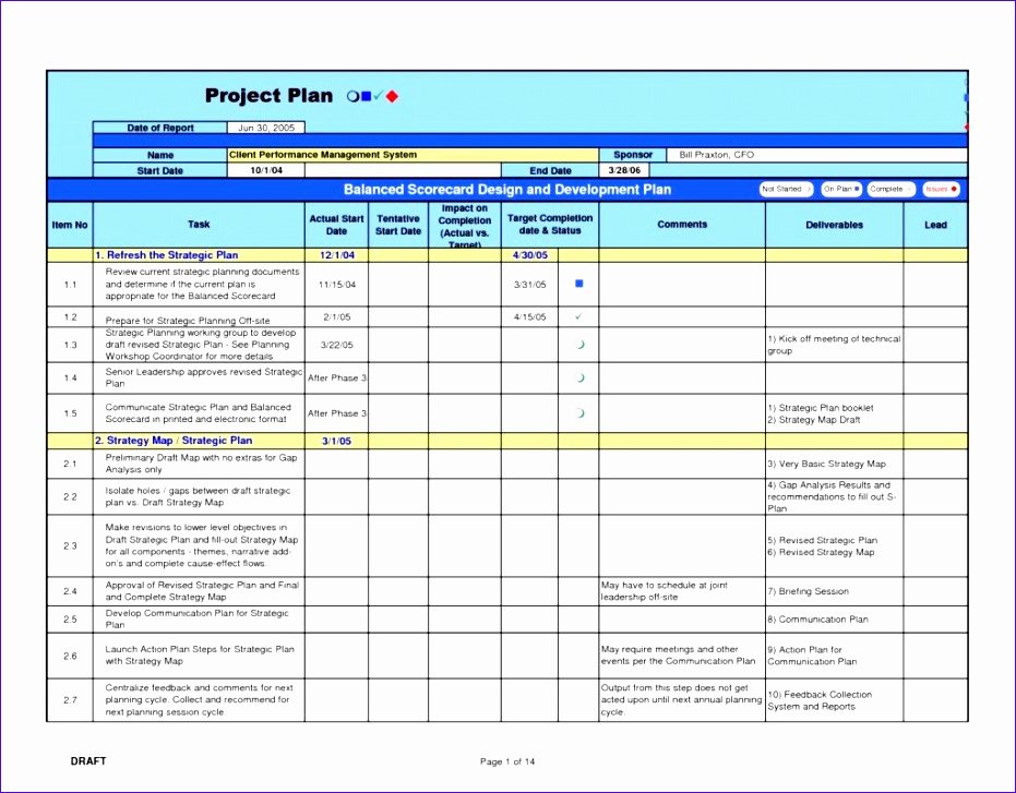 11 Free Excel Template for Project Management