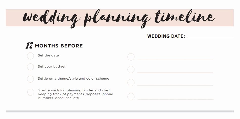 11 Free Printable Wedding Planning Checklists