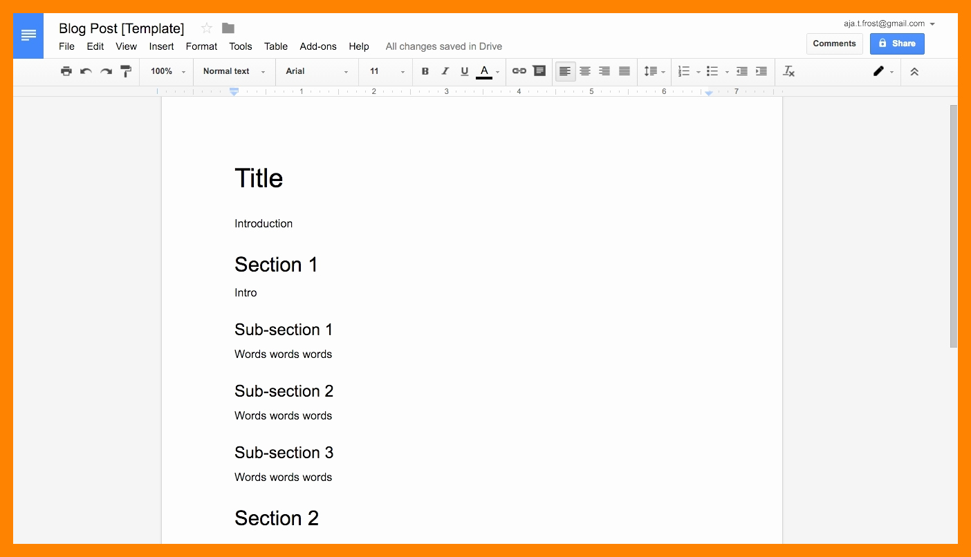 how to make a book template in google docs