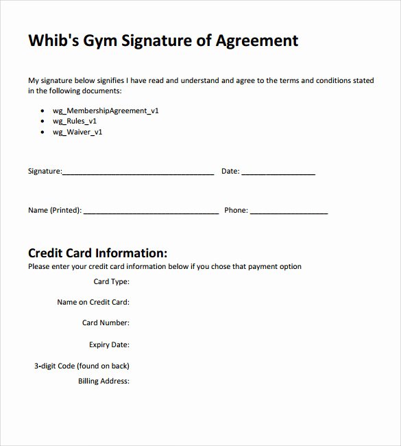 11 Gym Contract Templates to Download for Free