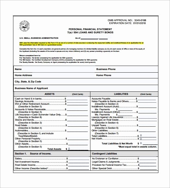 11 In E Statement Examples – Sample Example format