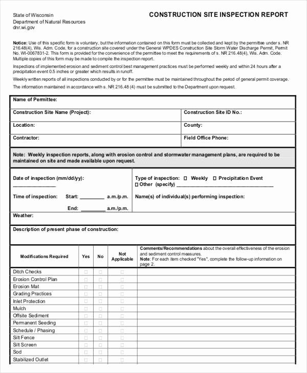 11 Inspection Report Templates