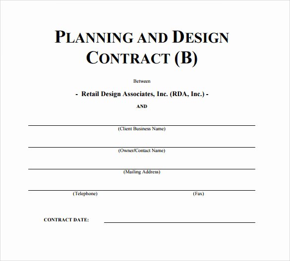 11 Interior Design Contract Templates to Download for Free