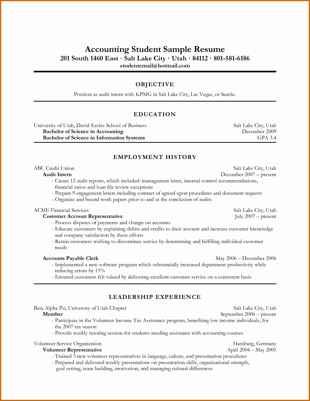 11 Intern Resume Objective Examples