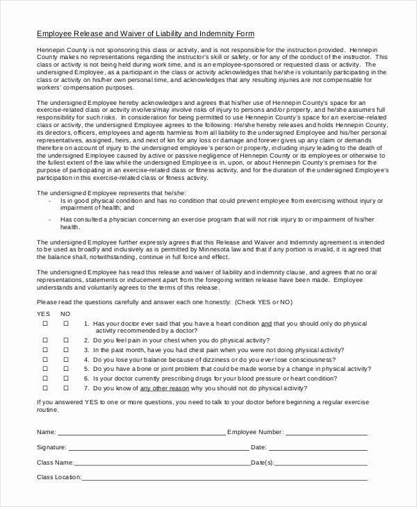 11 Liability Waiver form Templates Pdf Doc