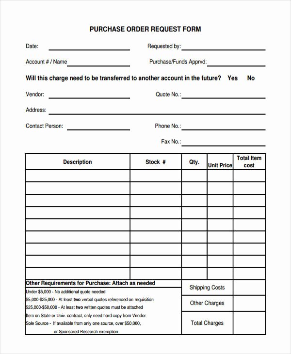 11 Purchase order forms Free Samples Examples formats