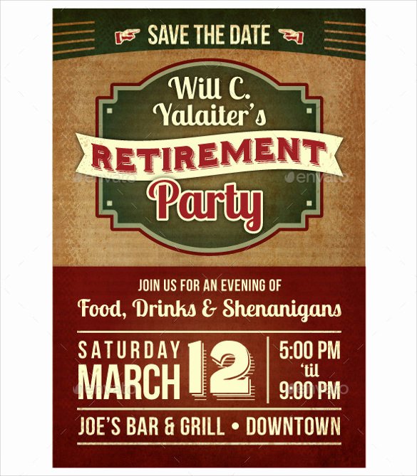 11 Retirement Party Flyer Templates to Download