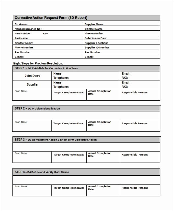 11 Sample Action Request forms Free Sample Example format