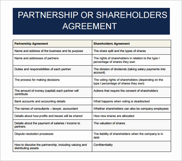 11 Sample Business Partnership Agreement Templates to