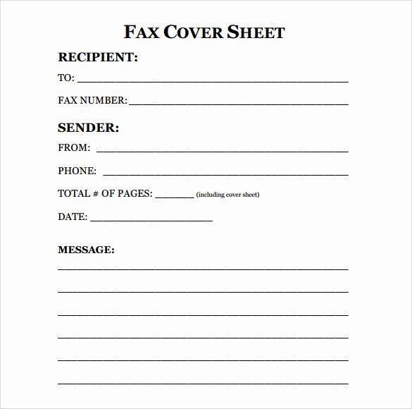 11 Sample Fax Cover Sheets