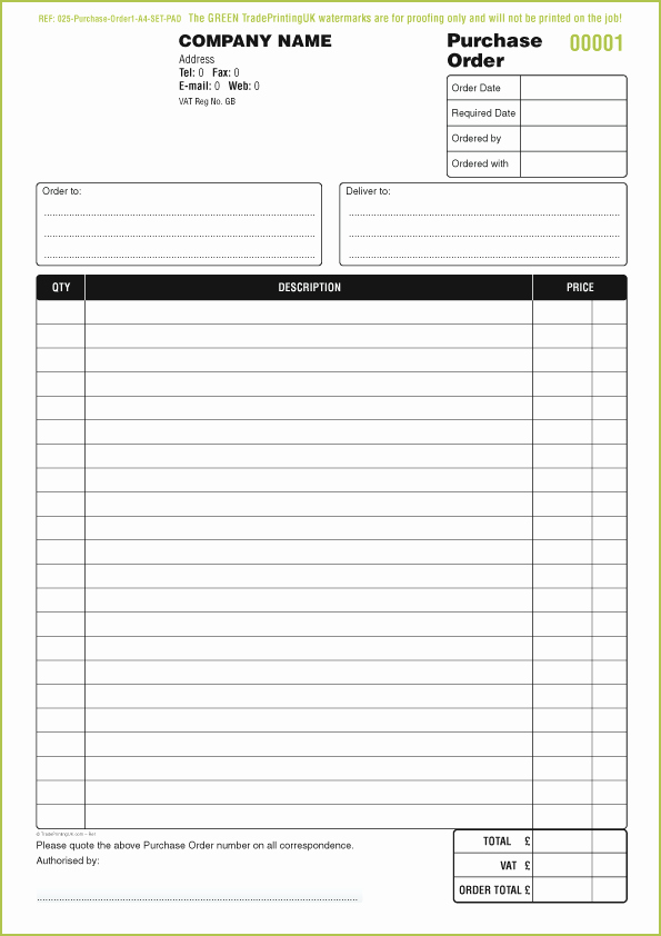 11 Sample order form Templates Word Excel Pdf formats