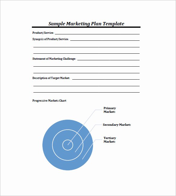 11 Simple Marketing Plan Template Free Sample Example