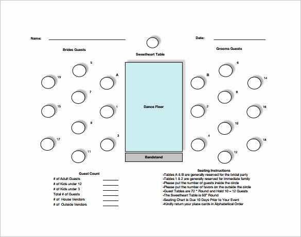 11 Table Seating Chart Templates Doc Pdf Excel