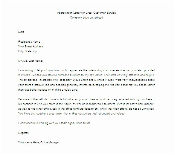11 Thank You Letter for Appreciation Pdf Doc