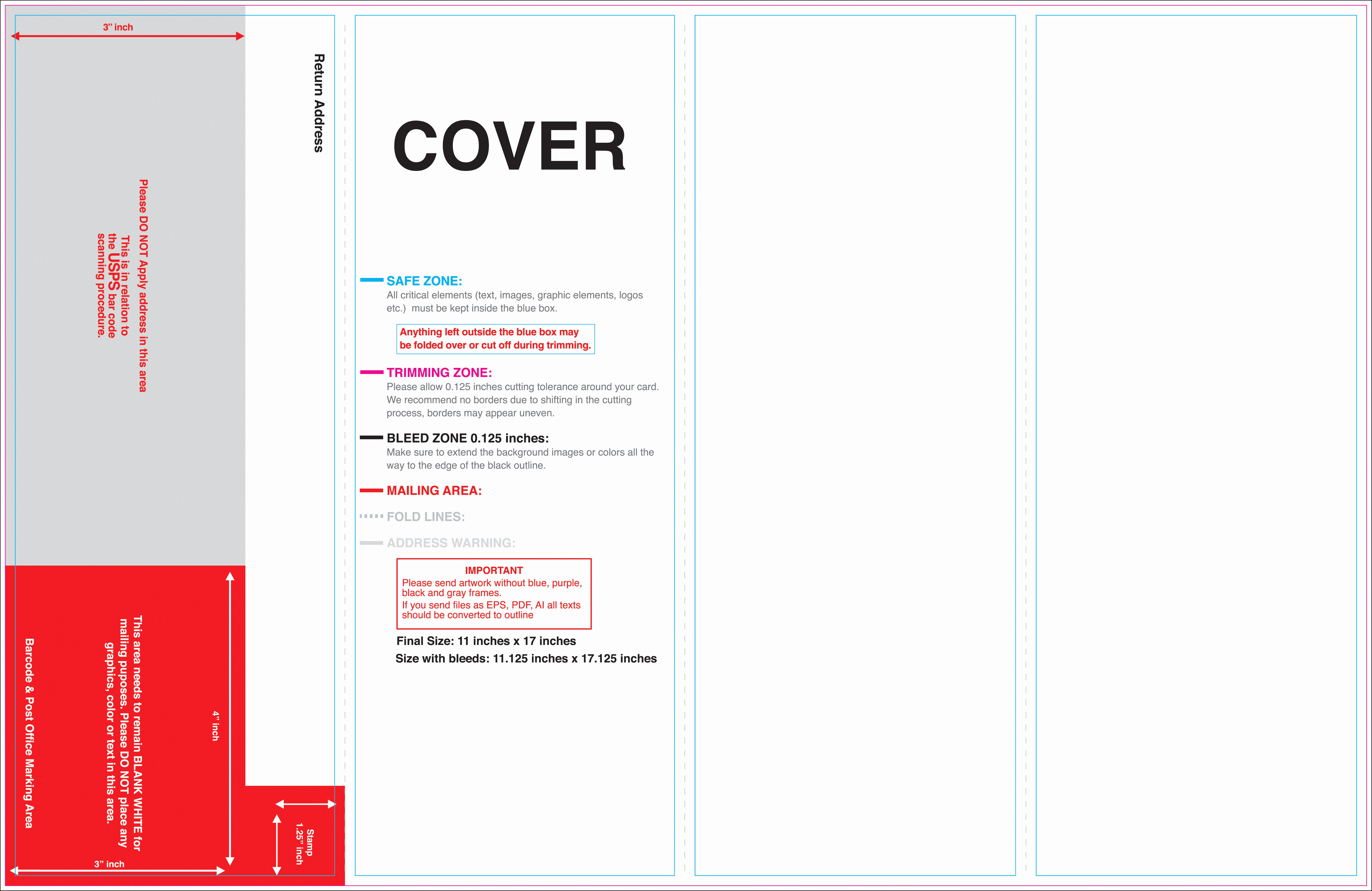 11x17 Brochure Template Indesign Templates Resume