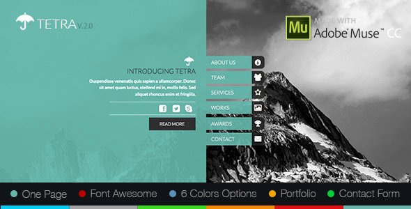 12 adobe muse templates to