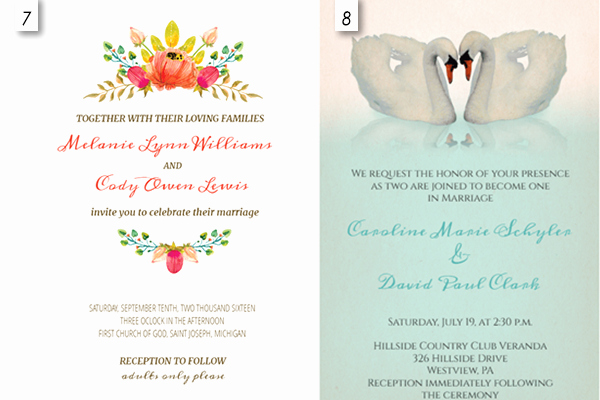 12 Editable Templates for Wedding Invitations Everafterguide