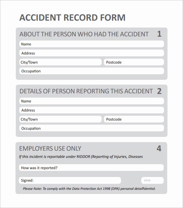 12 Employee Incident Report Templates Pdf Doc