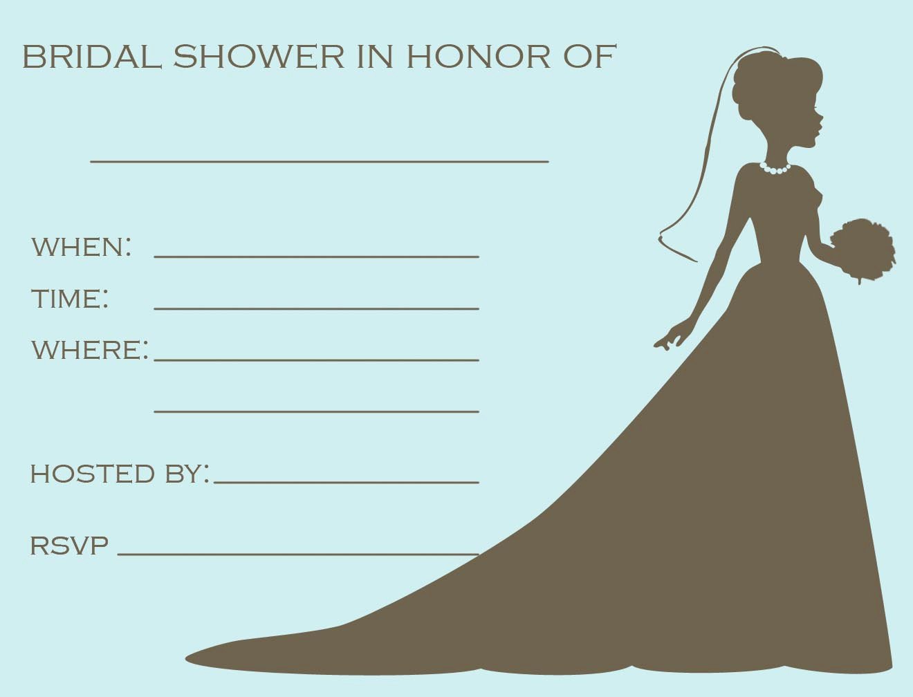 12 Mesmerizing Free Bridal Shower Flyer Templates Demplates