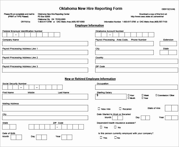 12 New Hire Processing forms Hr Templates