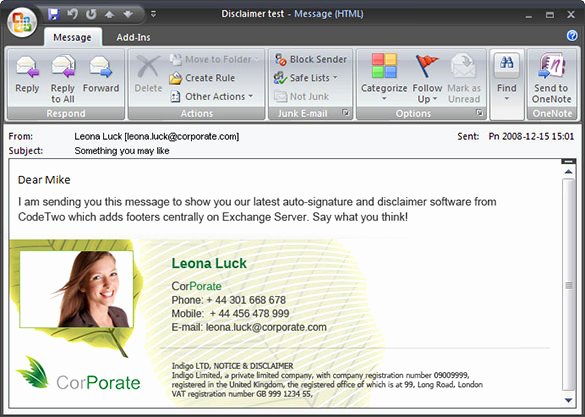 12 Outlook Email Signature Templates Samples Examples