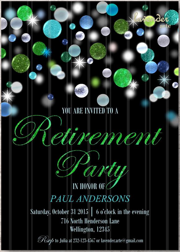 12 Retirement Party Invitations
