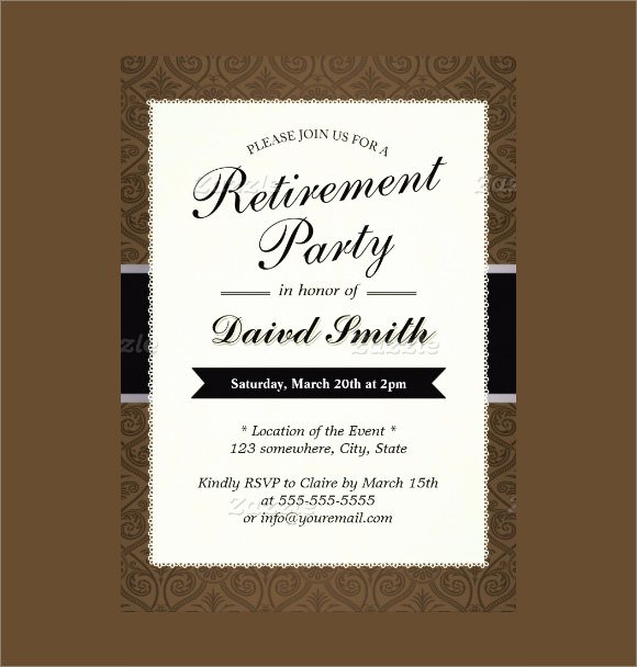 12 Retirement Party Invitations