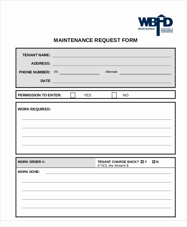 12 Sample Excel Request forms