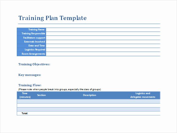 12 Sample Training Plans