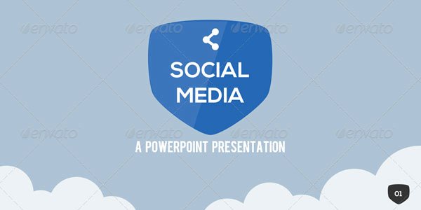 12 social Media Powerpoint Template Presentations