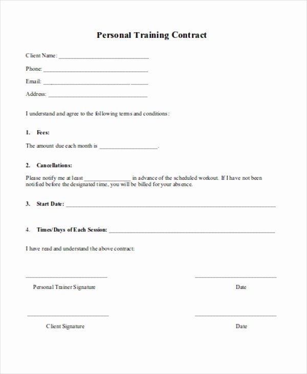 12 Training Contract Templates