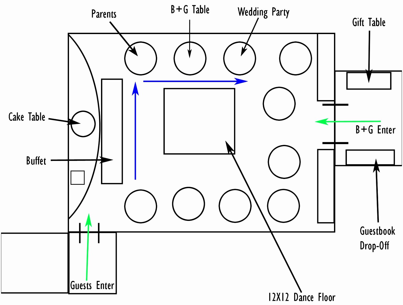 12 Wedding Reception Table Layout Template Vrwwi