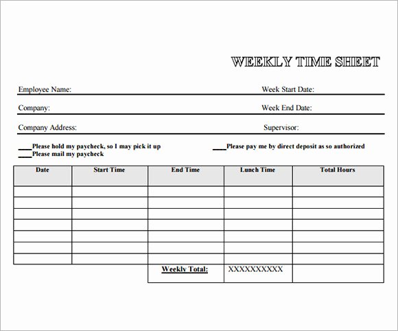 13 Employee Timesheet Samples