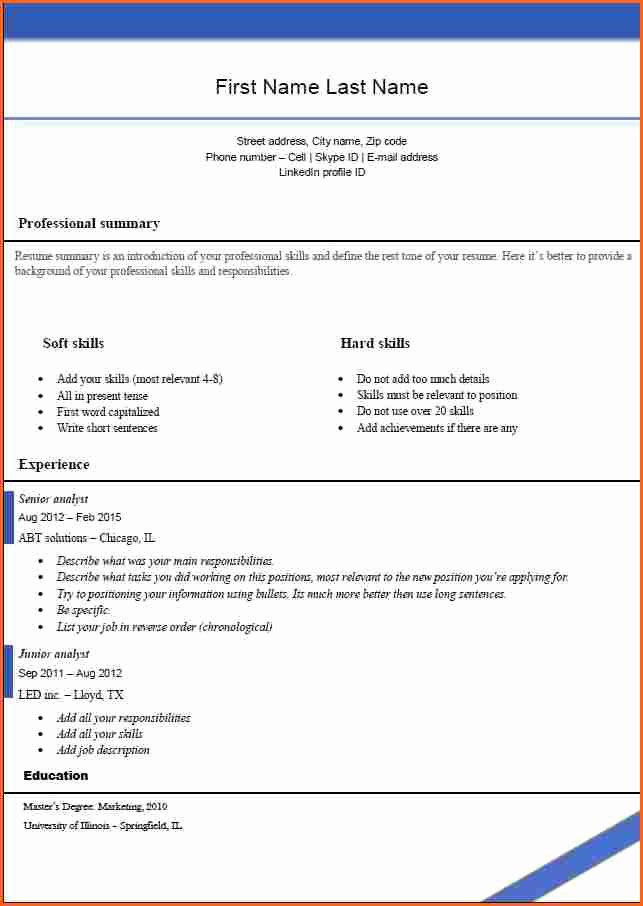 13 Resume format Examples 2016 Bud Template Letter