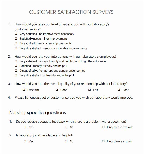13 Sample Customer Satisfaction Survey Templates to