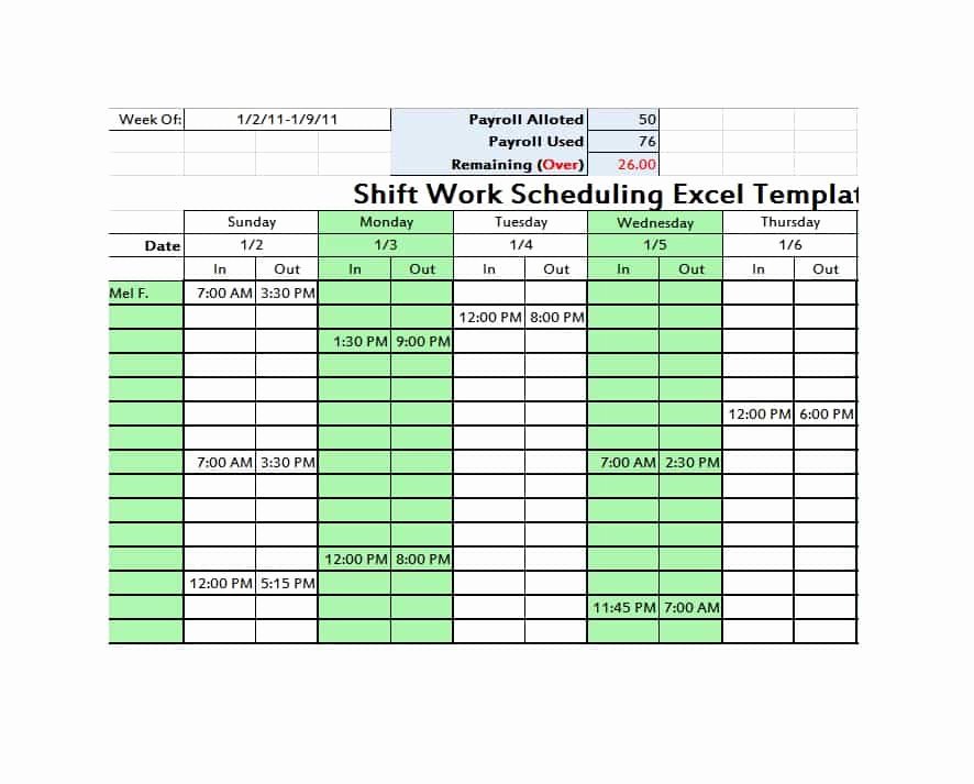 14 Dupont Shift Schedule Templats for Any Pany [free