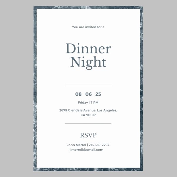 14 formal Dinner Invitations Psd Word Ai Publisher