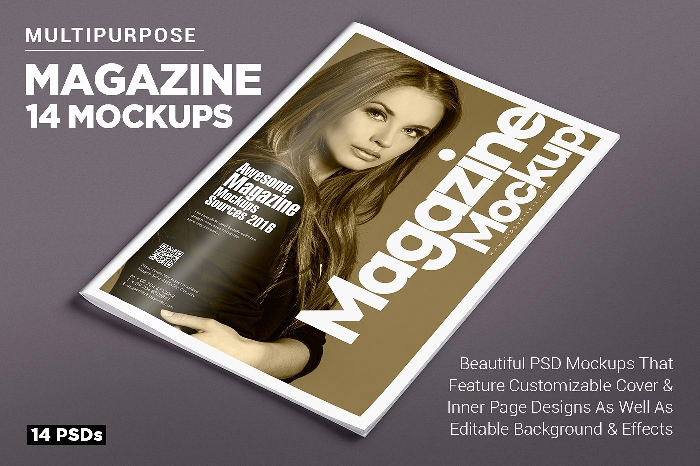 14 Magazine Mockups Vol 7 Product Mockups Creative Market