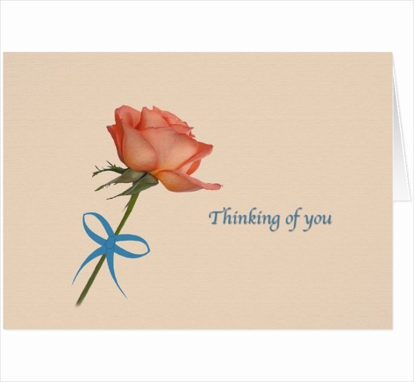 14 Thinking Of You Card Designs &amp; Templates Psd Ai