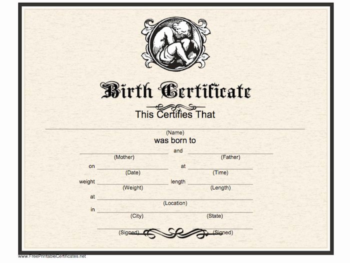 15 Birth Certificate Templates Word &amp; Pdf Free