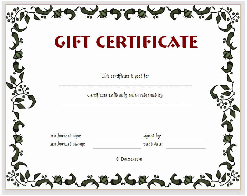 15 Fill In the Blank Certificate Templates