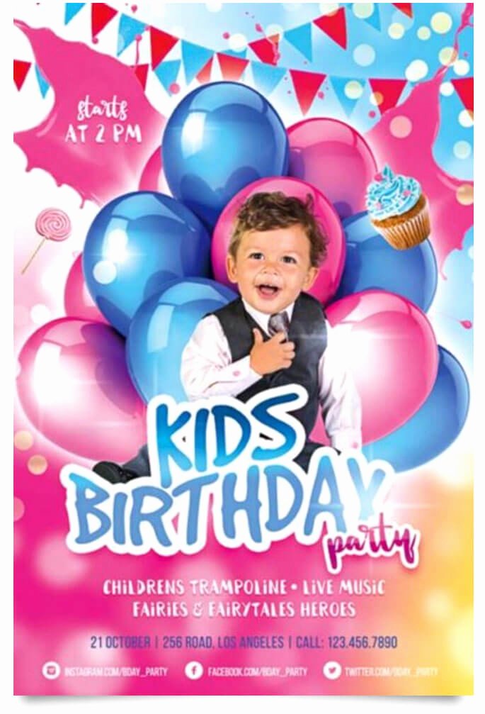 15 Free Birthday Party Flyer Templates Tech Trainee