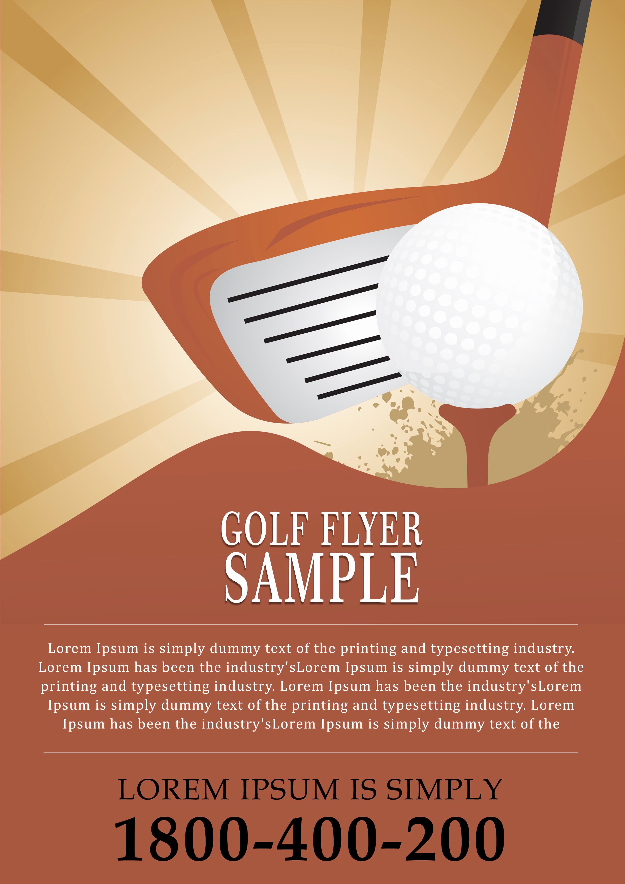 Golf Tournament Flyer Templates