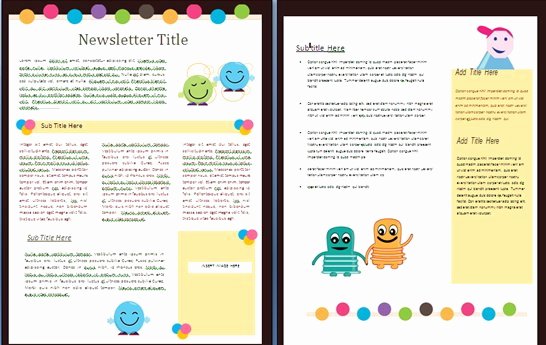 free newsletter templates for teachers school