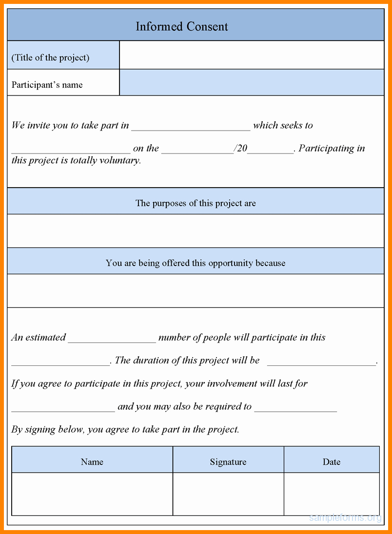 15 Medical Consent form Template for Minors