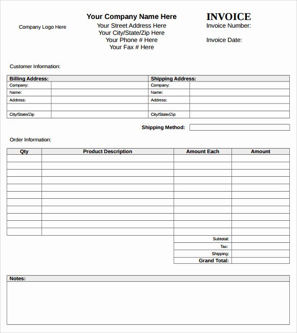 15 Microsoft Invoice Templates Download for Free
