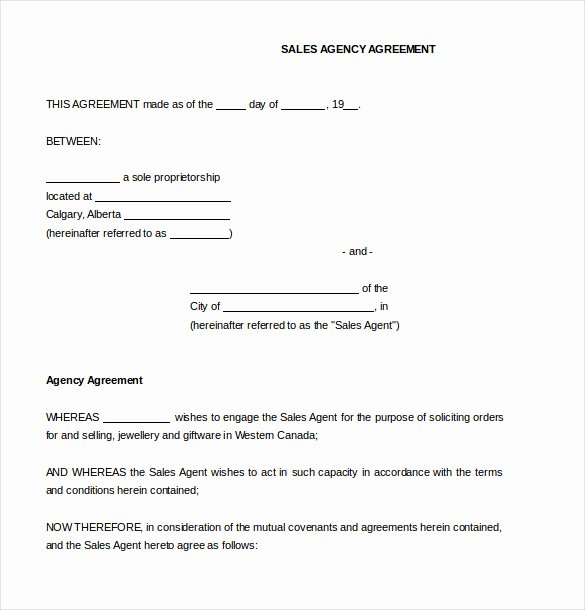 15 Sales Agreement Templates Free Sample Example